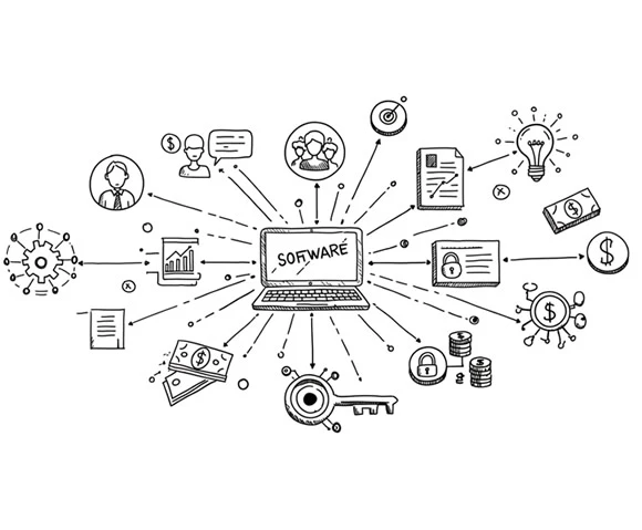 Licensed Software Drawing