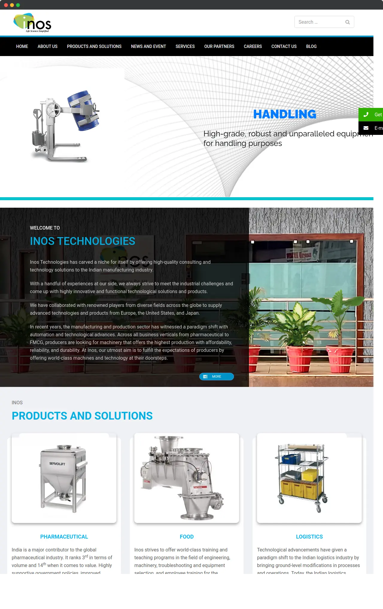 INOS Website