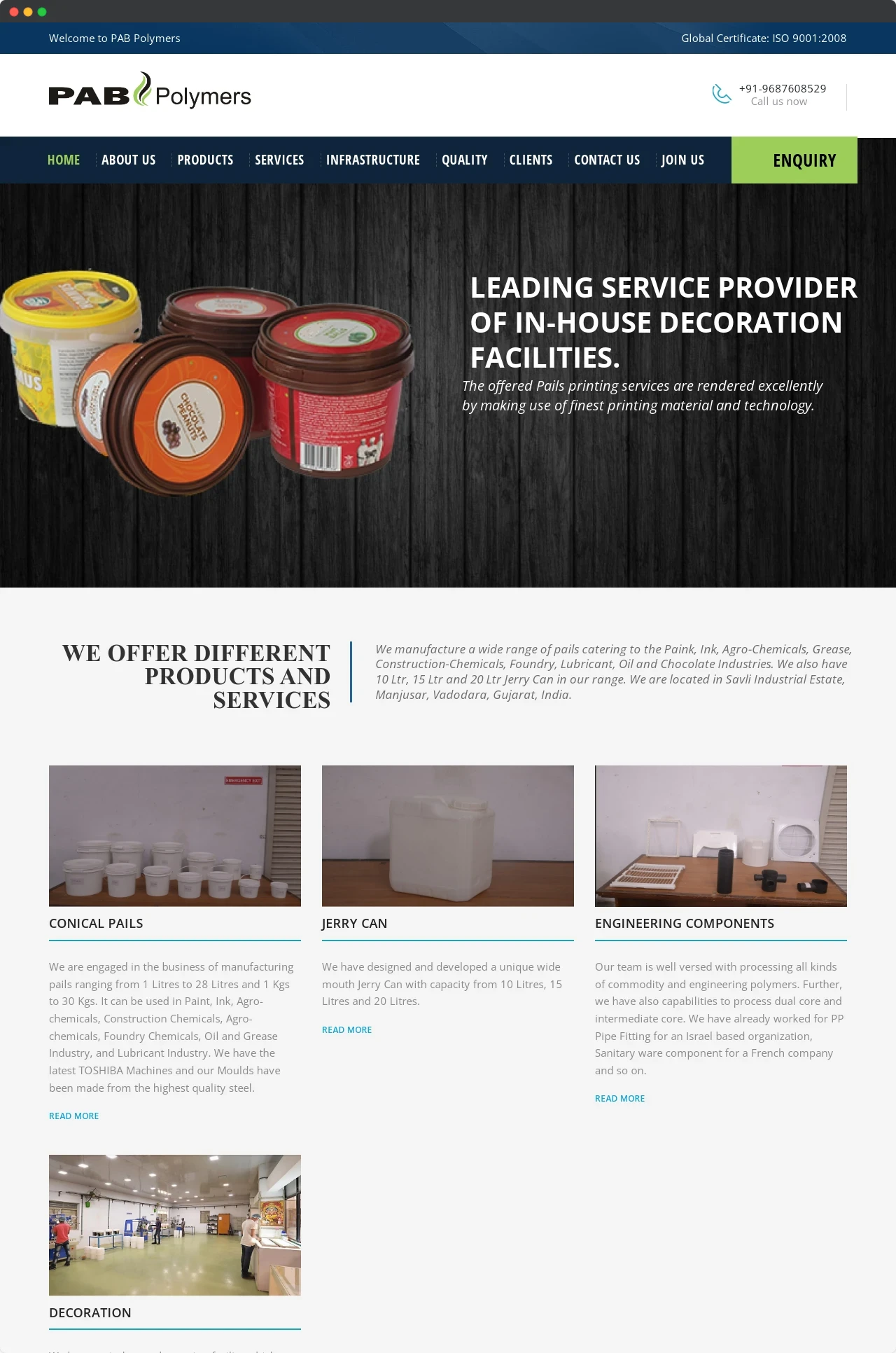 PAB Polymers Website