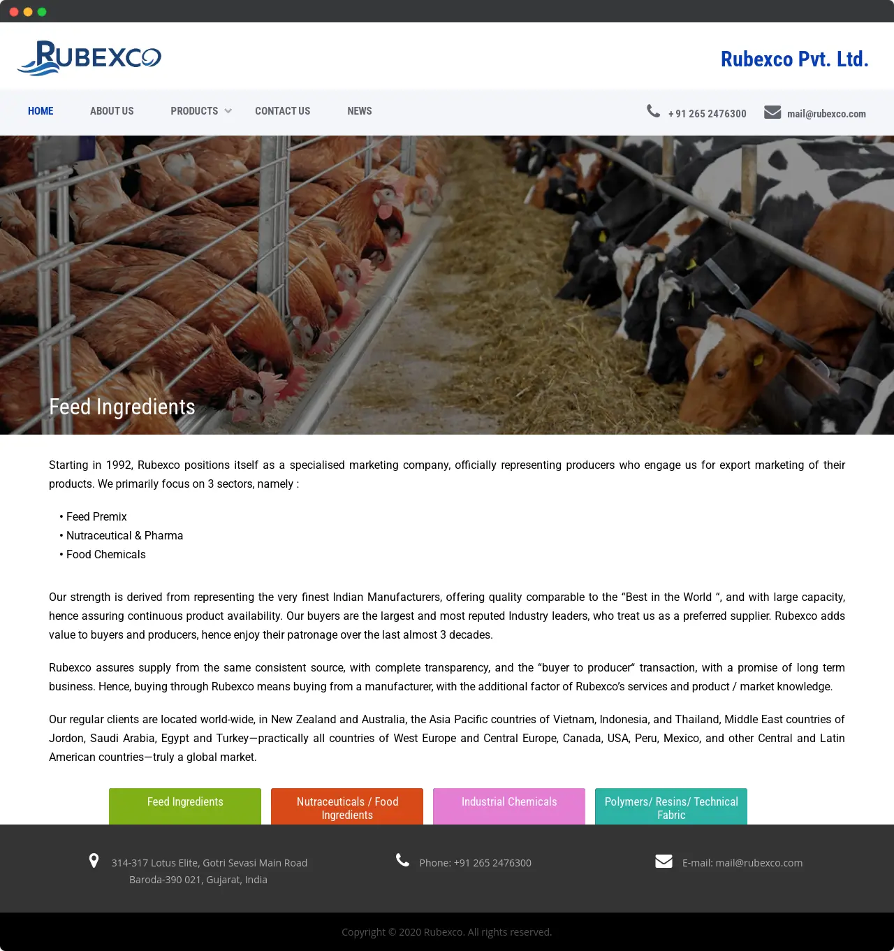 Rubexco Website